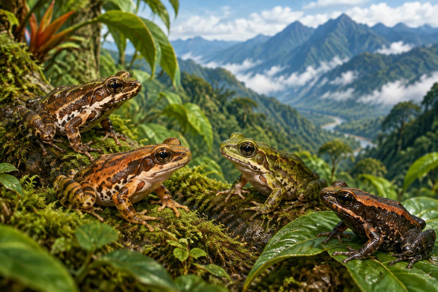 Four new frog species from Peru described